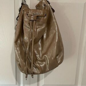 Coach Metallic Gold Hobo Bag